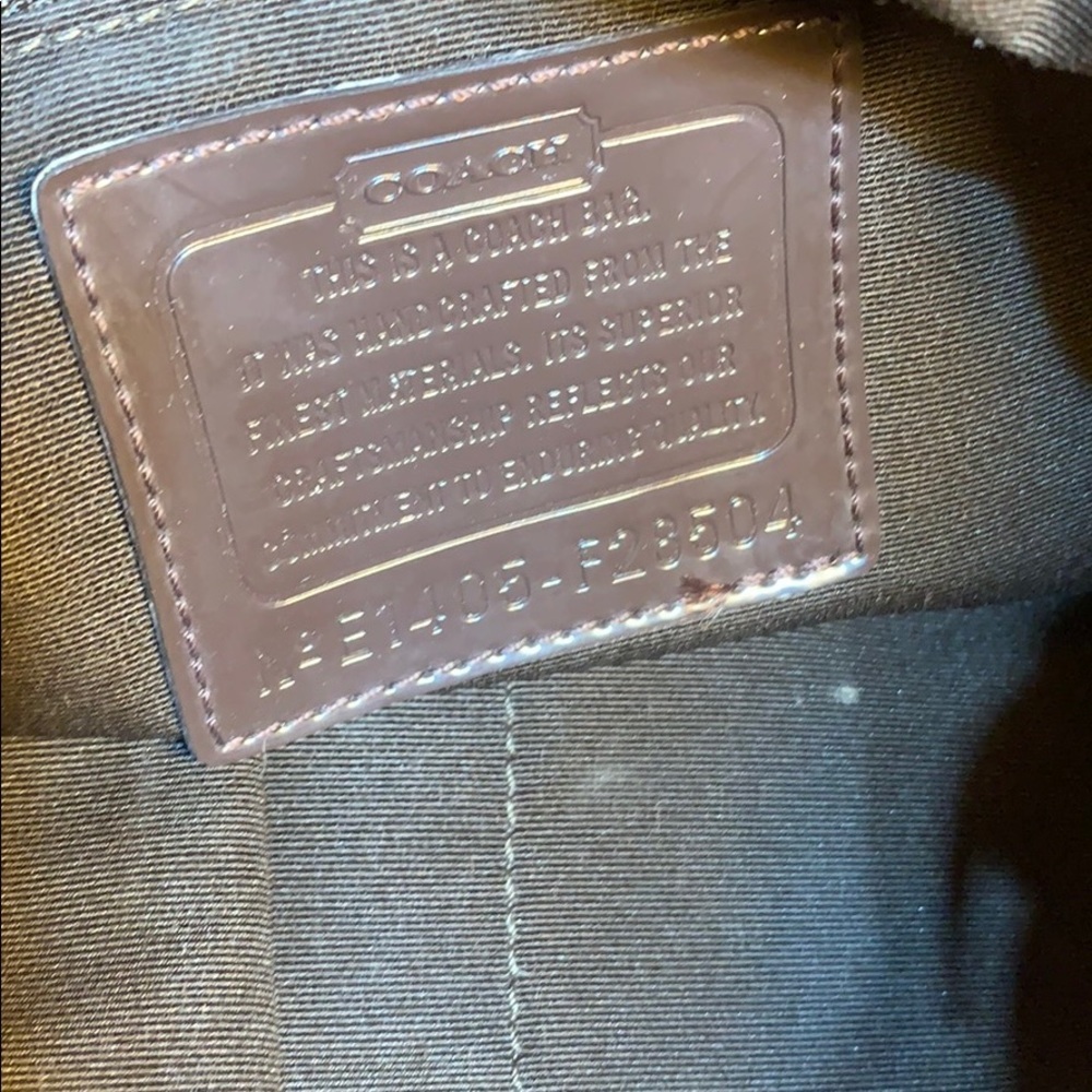 Coach iconic logo canvas/leather everyday tote - Picture 10 of 16